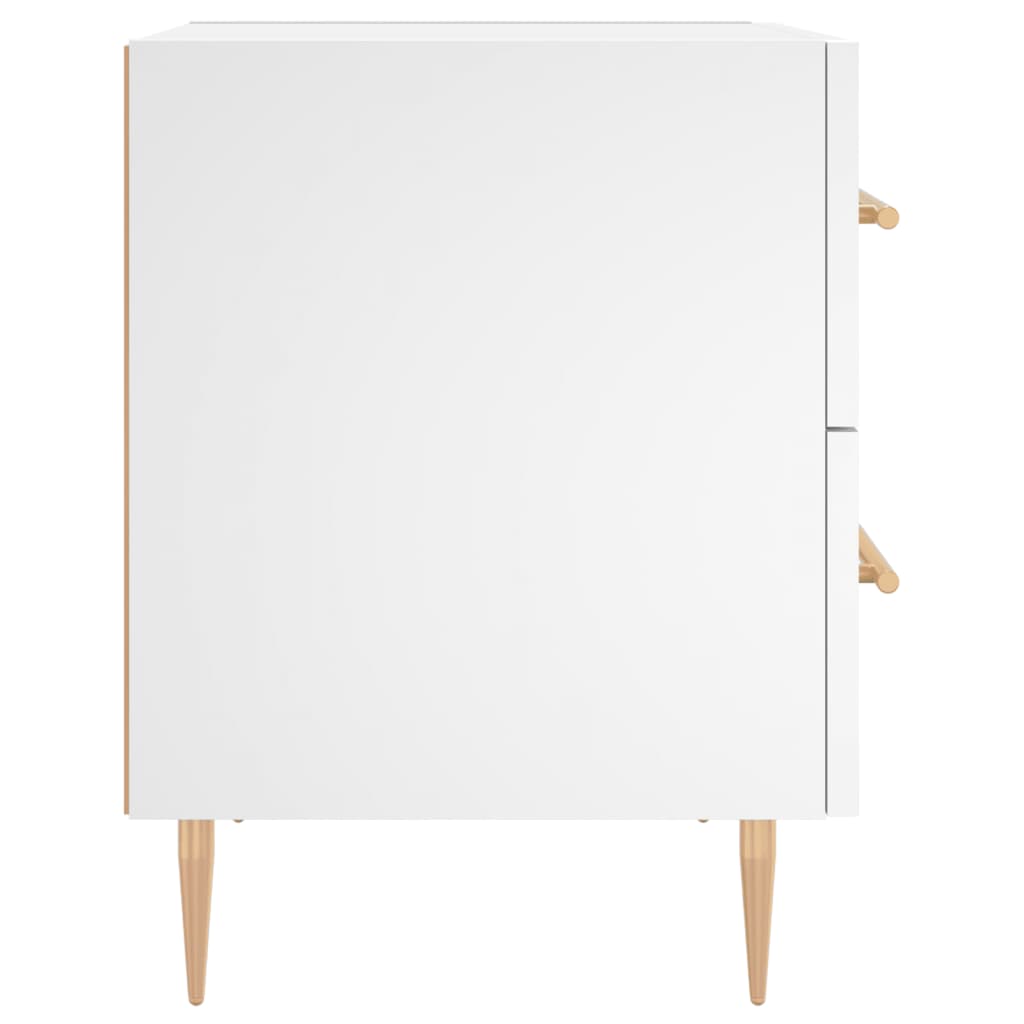 Mesa de cabeceira 40x35x47,5 cm derivados de madeira branco