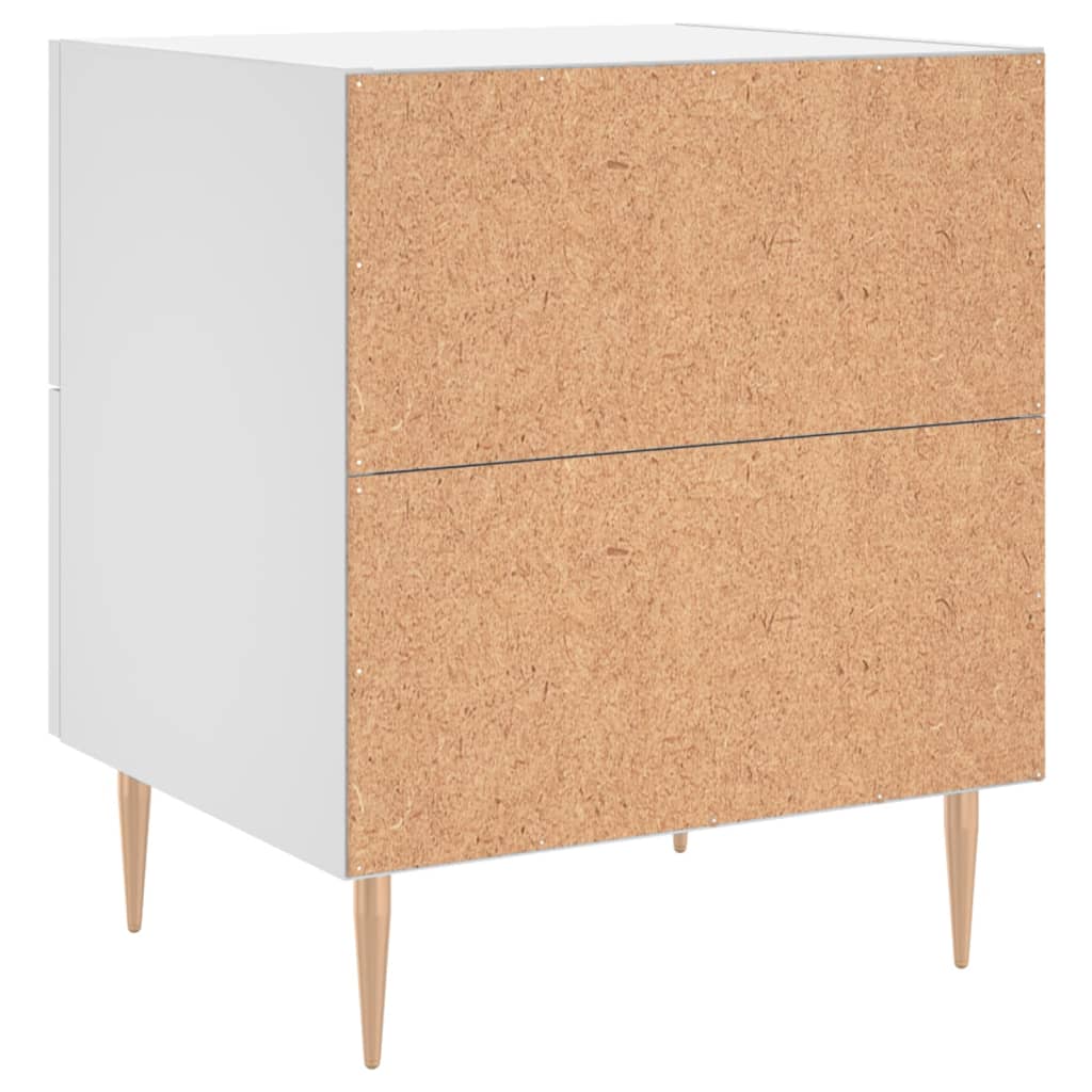 Mesa de cabeceira 40x35x47,5 cm derivados de madeira branco
