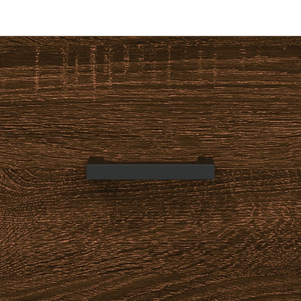 Mesa de cabeceira 2 pcs derivados de madeira carvalho castanho