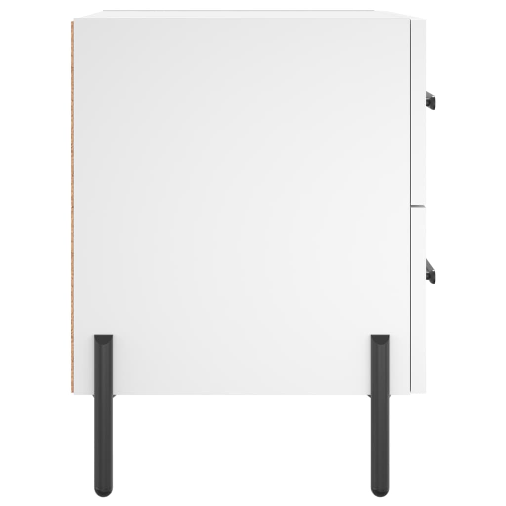 Mesa de cabeceira 40x35x47,5 cm derivados de madeira branco