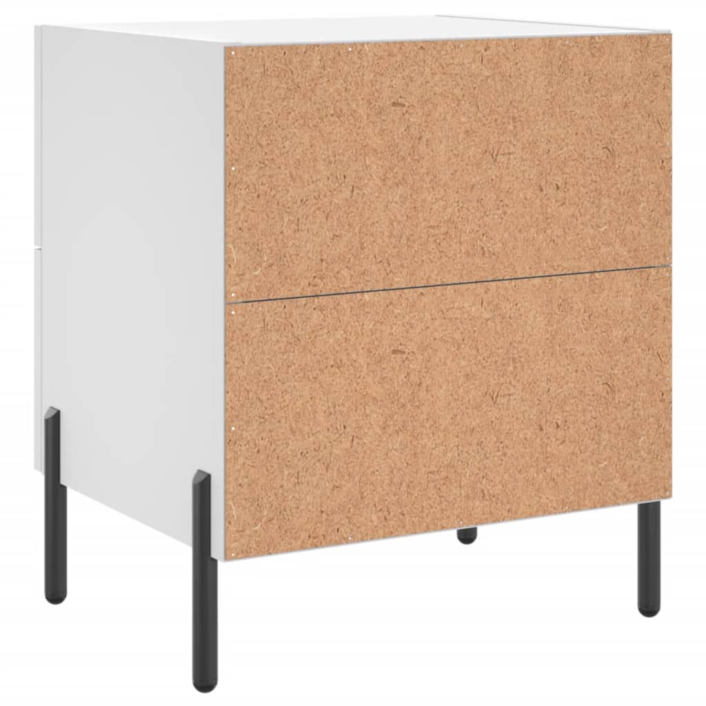 Mesa de cabeceira 40x35x47,5 cm derivados de madeira branco