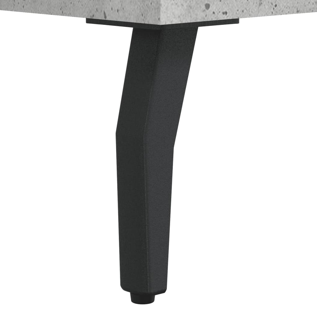 Mesa de cabeceira derivados de madeira cinza cimento