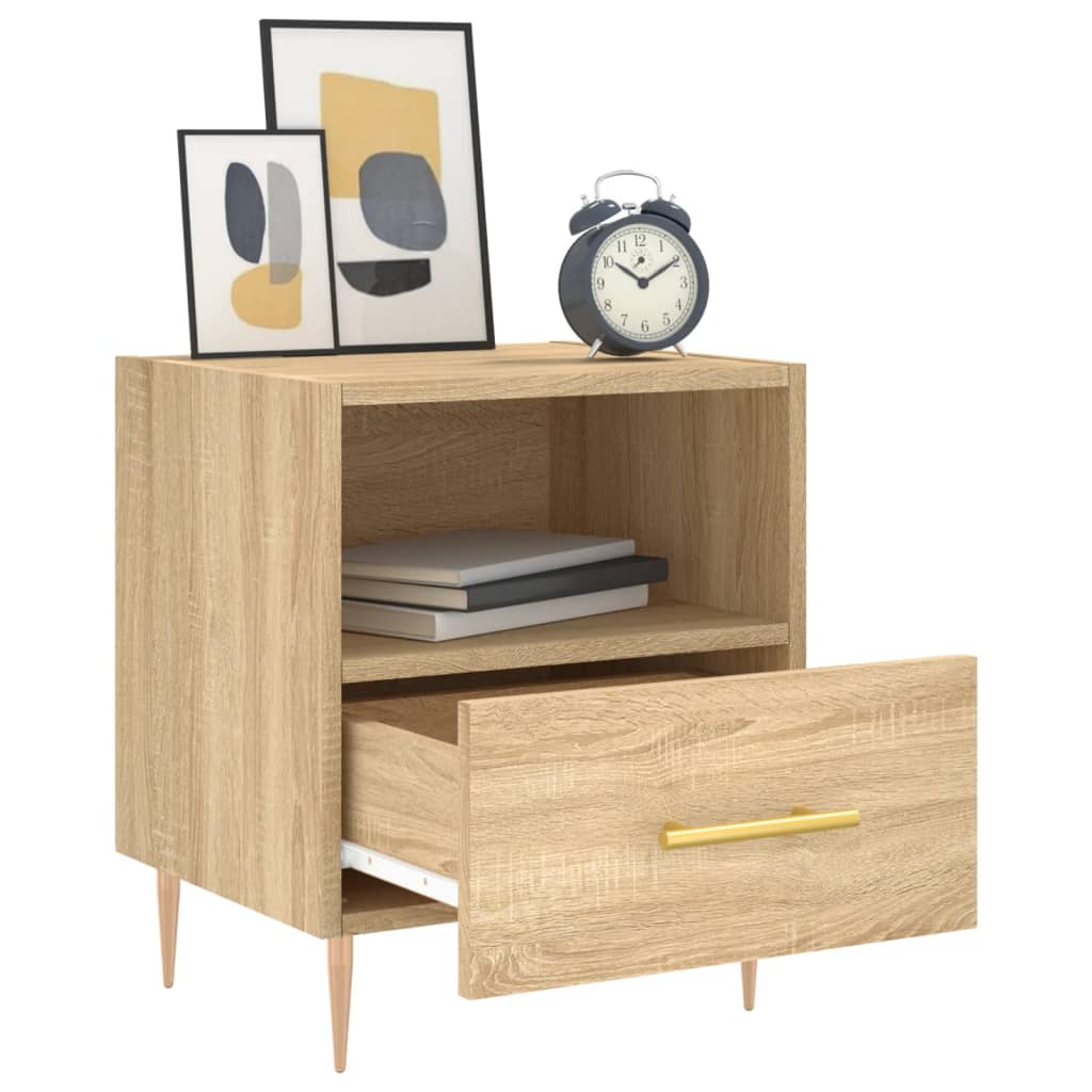 Mesa cabeceira 40x35x47,5 cm derivados madeira carvalho sonoma