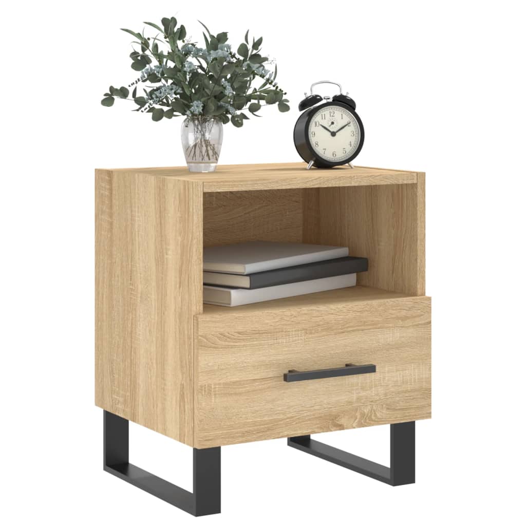 Mesa cabeceira 40x35x47,5 cm derivados madeira carvalho sonoma