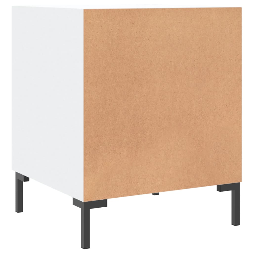 Mesa cabeceira 40x40x50 cm derivados de madeira branco