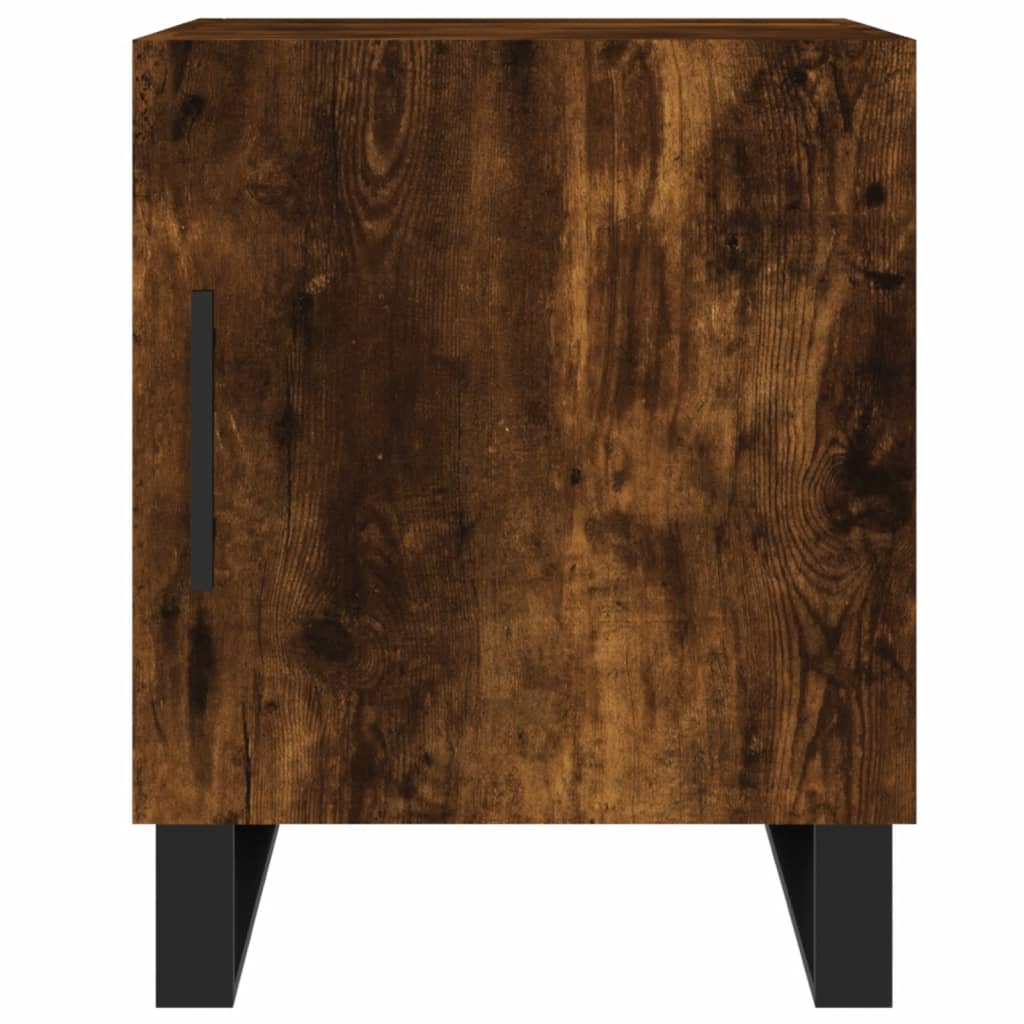 Mesa cabeceira 40x40x50 cm derivados de madeira carvalho fumado