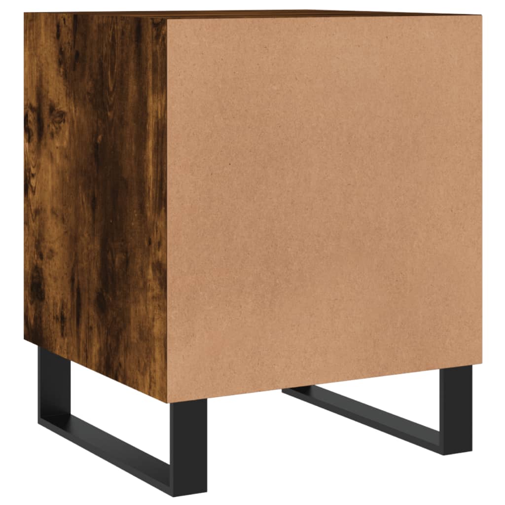 Mesa cabeceira 40x40x50 cm derivados de madeira carvalho fumado