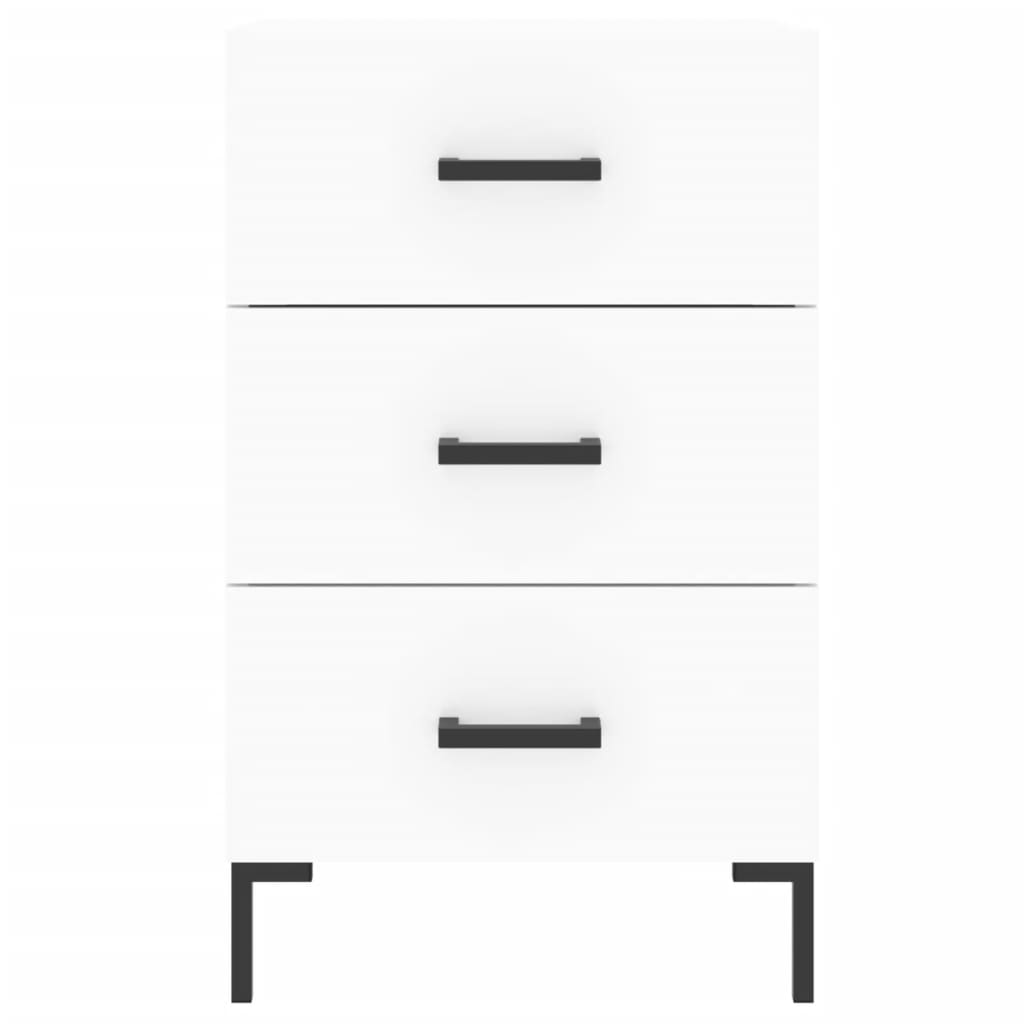 Mesa de cabeceira 40x40x66 cm derivados de madeira branco