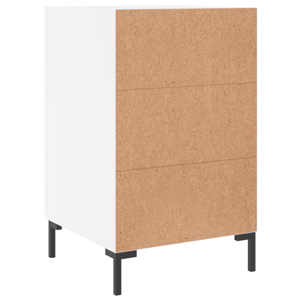 Mesa de cabeceira 40x40x66 cm derivados de madeira branco