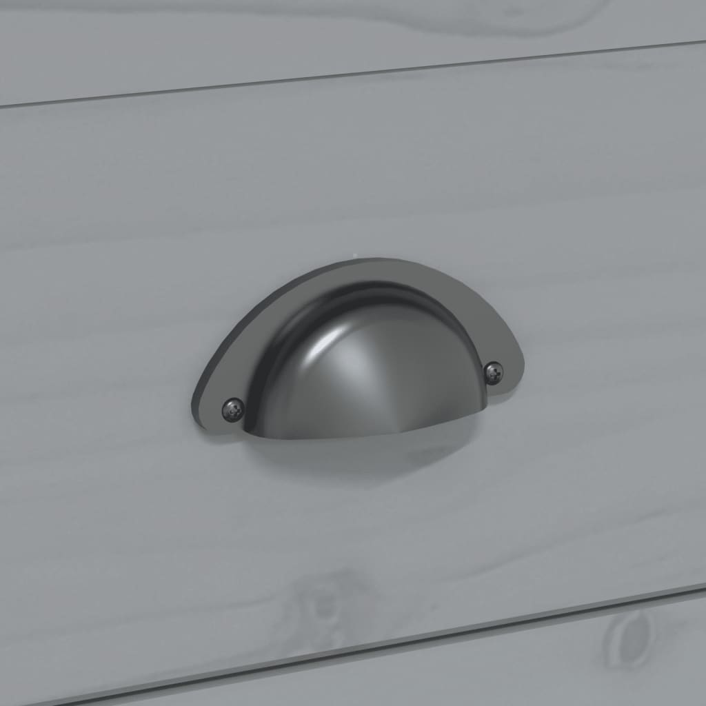 Mesa de centro BODO 100x55x46 cm madeira pinho maciça cinzento