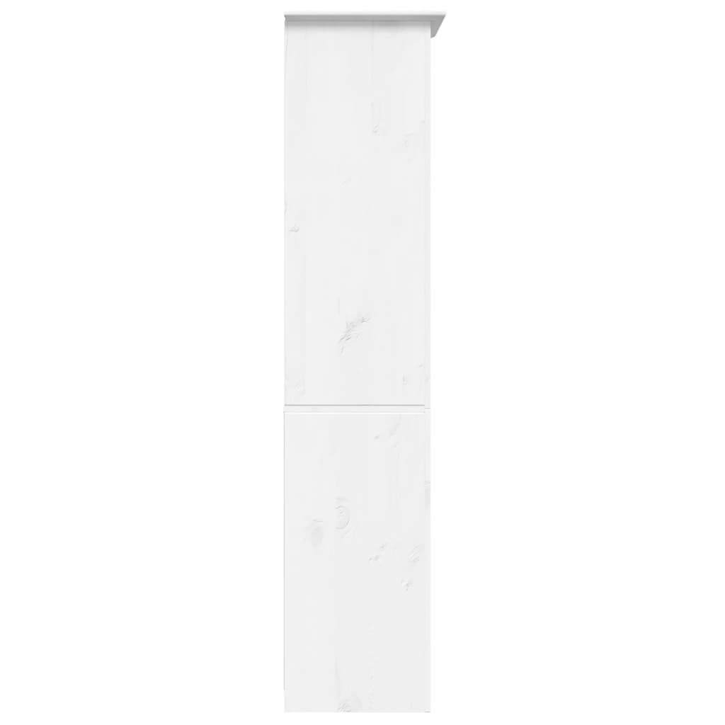 Estante BODO 5 prateleiras 82x40x173 cm pinho maciço branco