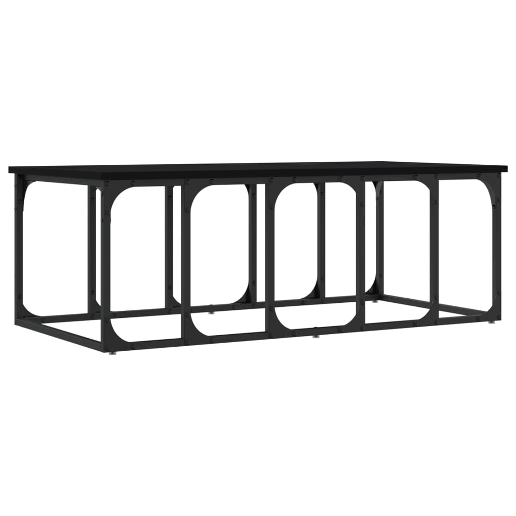 Mesa de centro 100x50x35,5 cm derivados de madeira preto