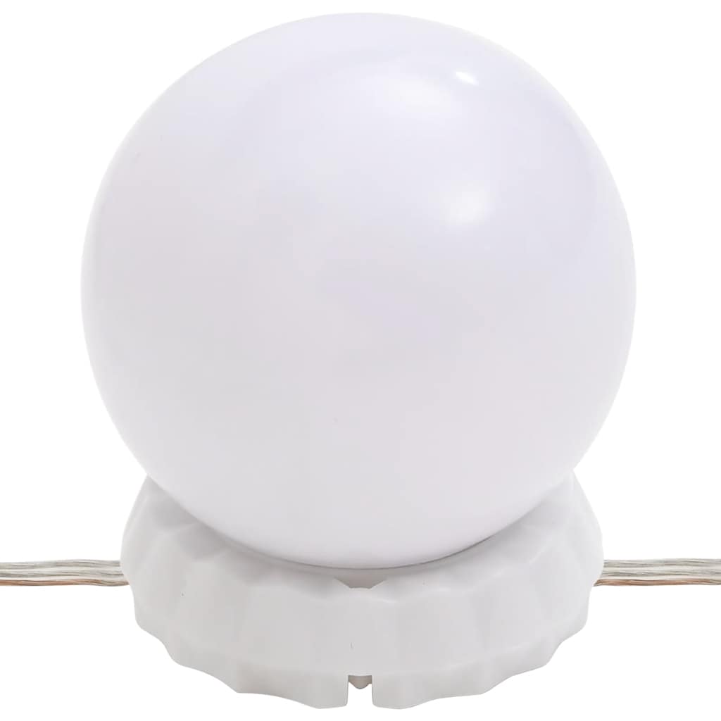 Espelho de parede retangular com luzes LED 30x60 cm vidro
