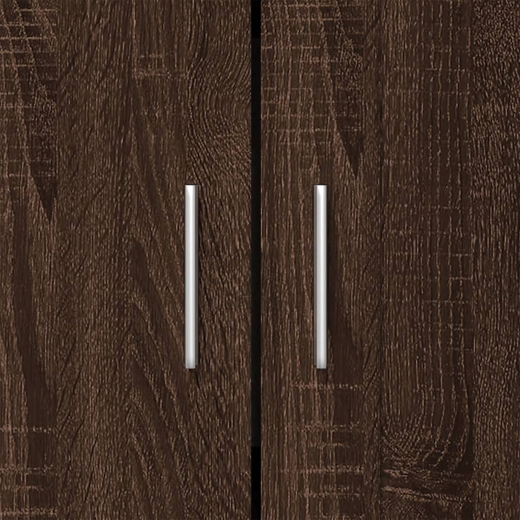 Estante 82,5x30,5x115 cm derivados de madeira carvalho castanho