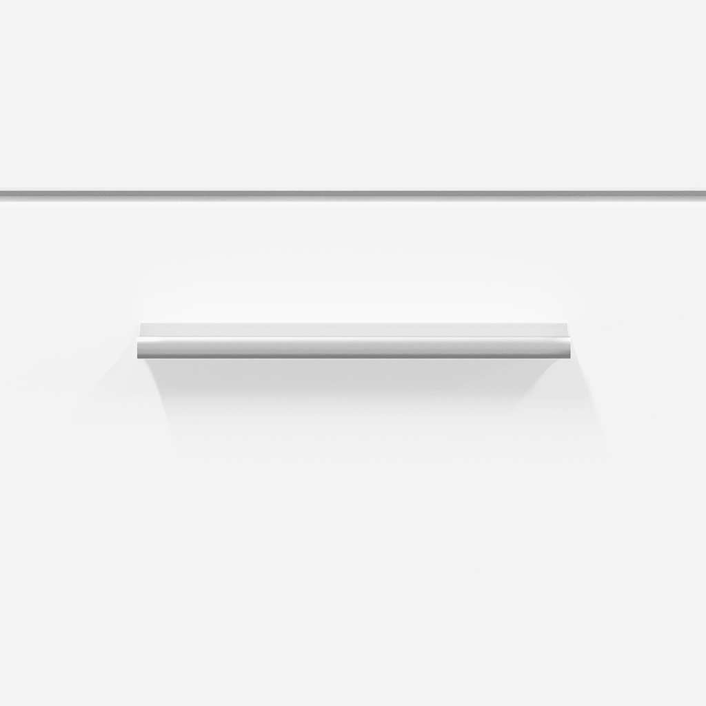 Armário de casa de banho com espelho madeira processada branco