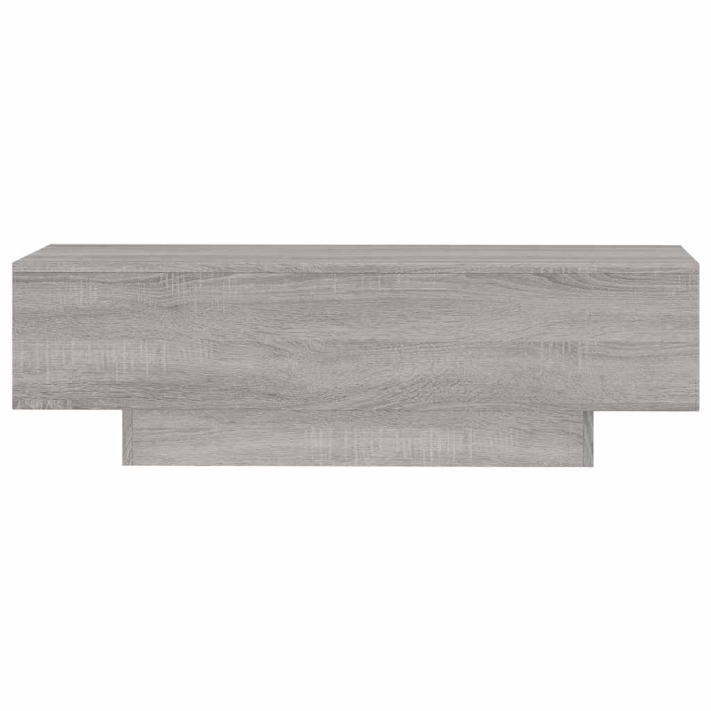 Mesa de centro 100x49,5x31 cm derivados de madeira cinza sonoma