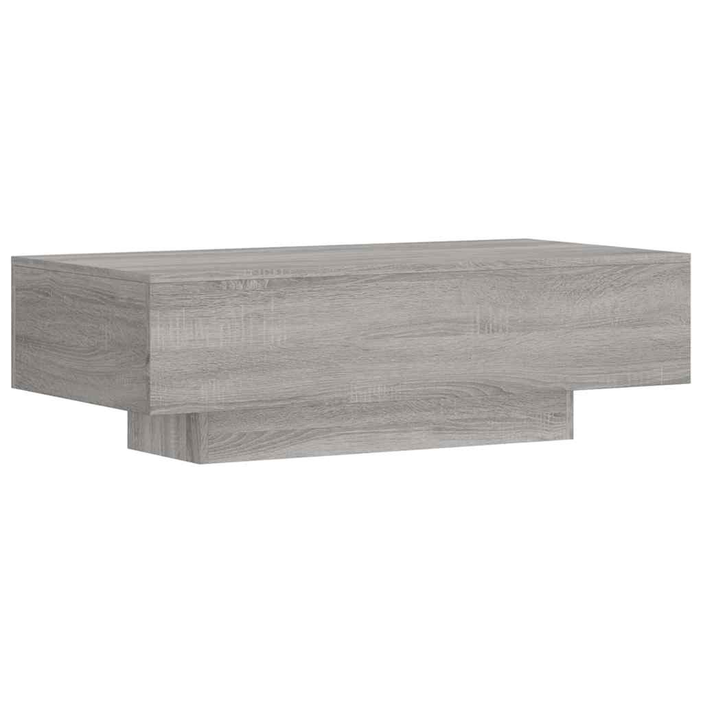 Mesa de centro 100x49,5x31 cm derivados de madeira cinza sonoma