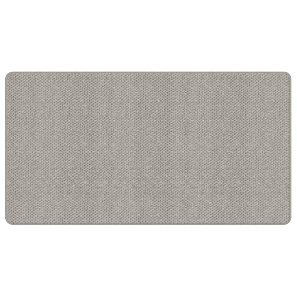 Tapete/passadeira 80x150 cm aspeto sisal platina