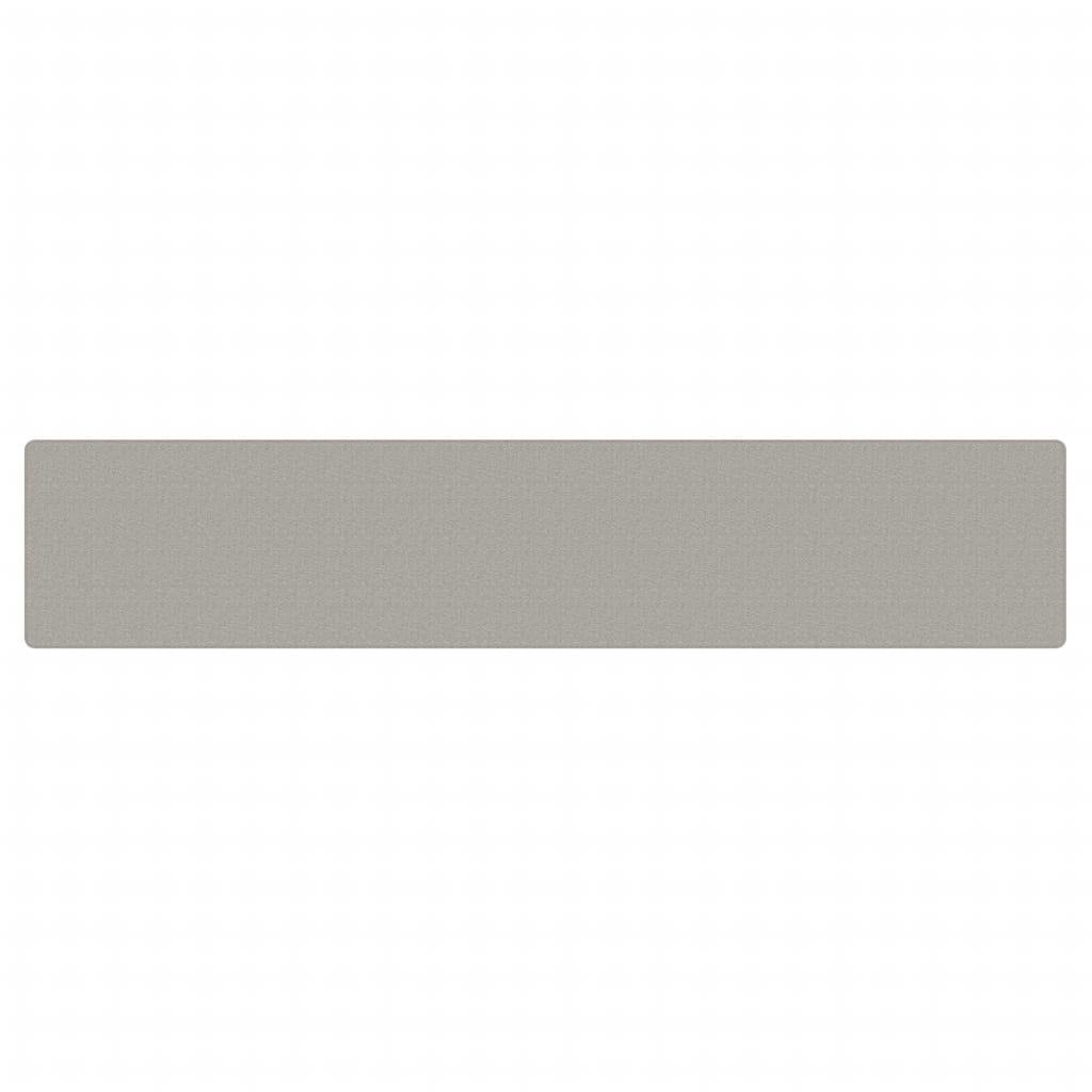 Tapete/passadeira 80x400 cm aspeto sisal platina