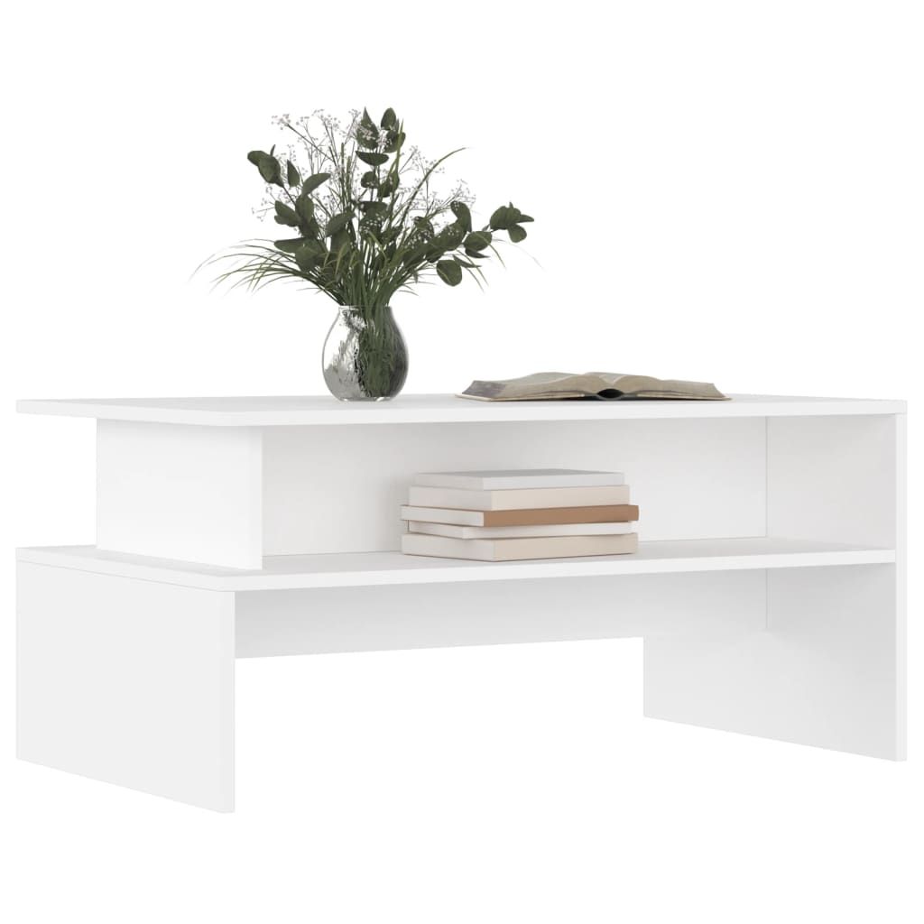 Mesa de centro 90x55x42,5 cm derivados de madeira branco