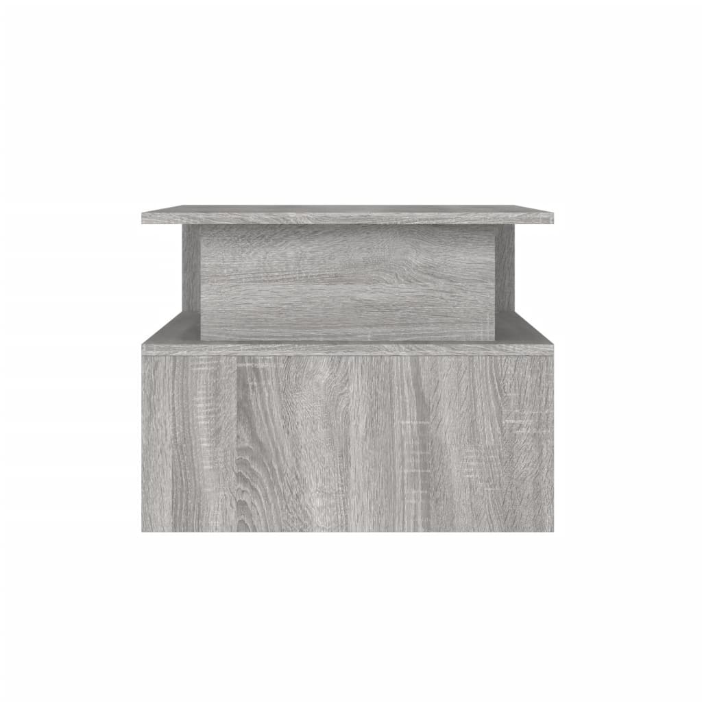 Mesa de centro 90x55x42,5 cm derivados de madeira cinza sonoma