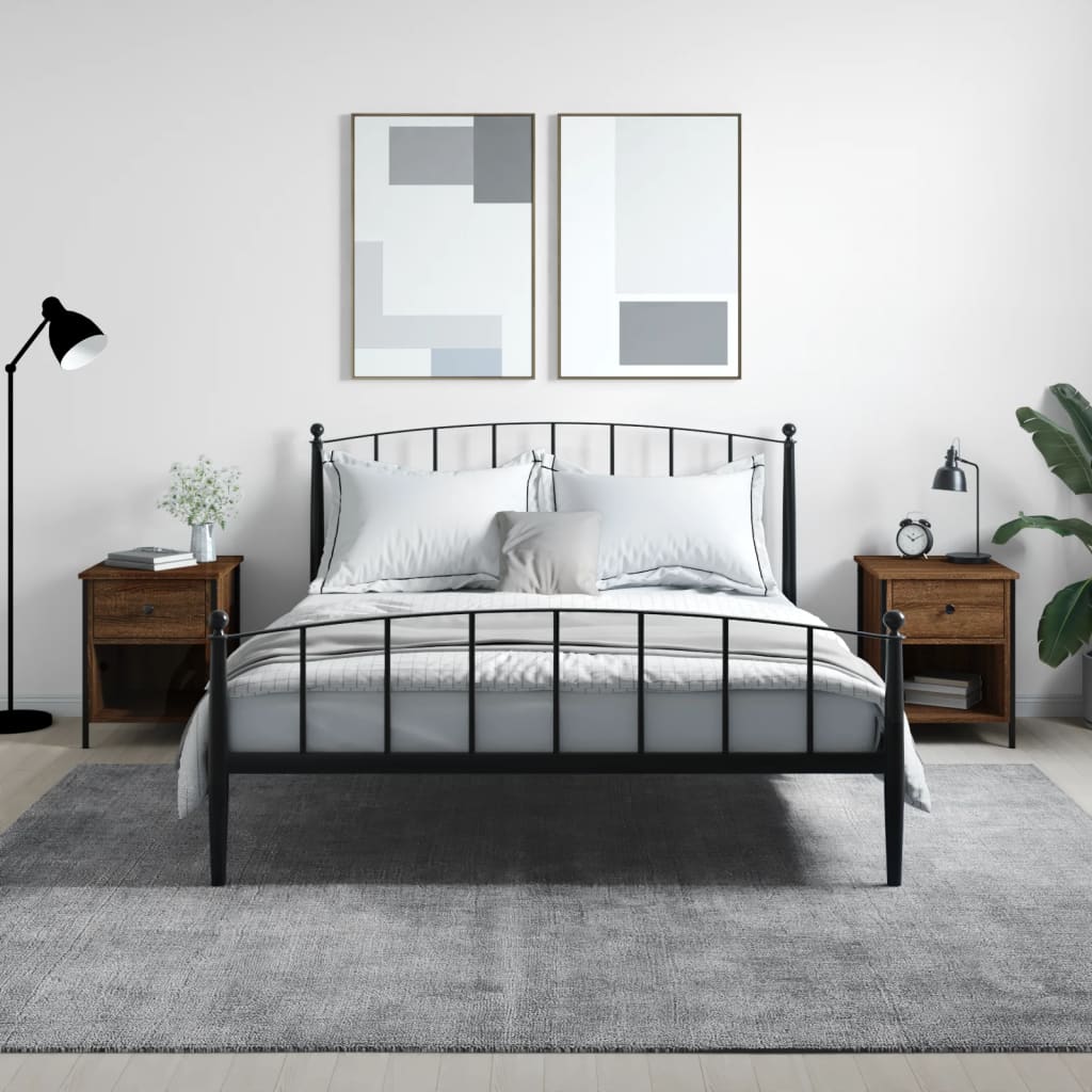 Mesas de cabeceira 2 pcs derivados de madeira cinzento sonoma