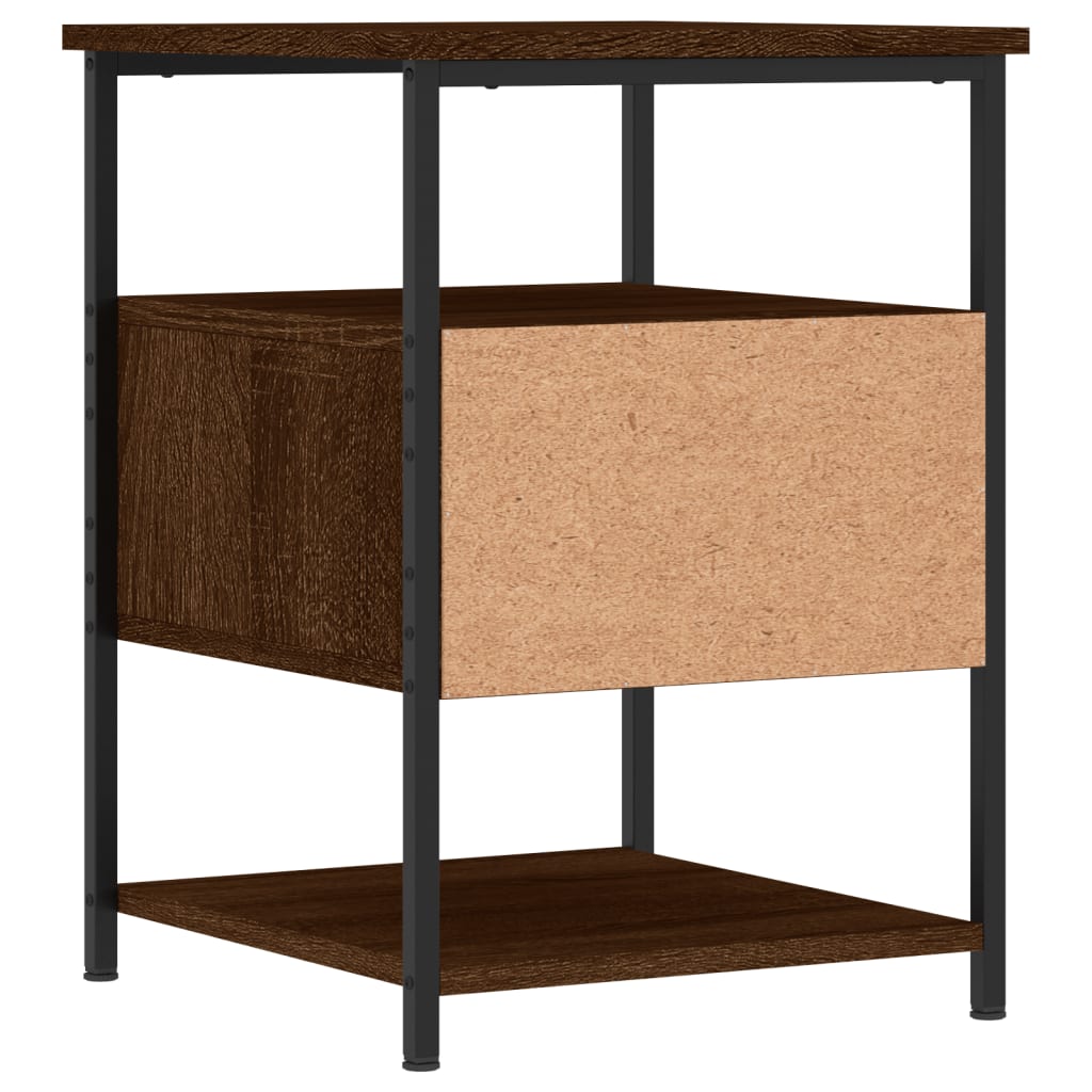 Mesa de cabeceira 32x42x70 cm derivados madeira sonoma cinza