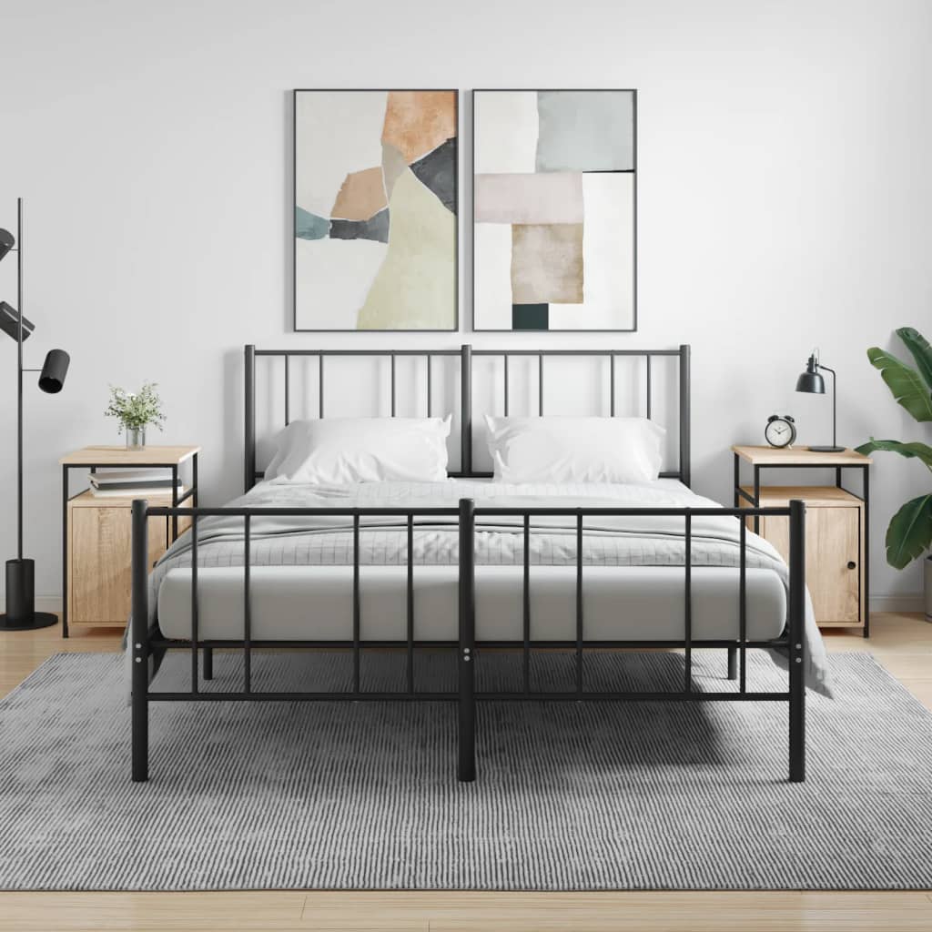 Mesas de cabeceira 2 pcs derivados de madeira cinzento sonoma