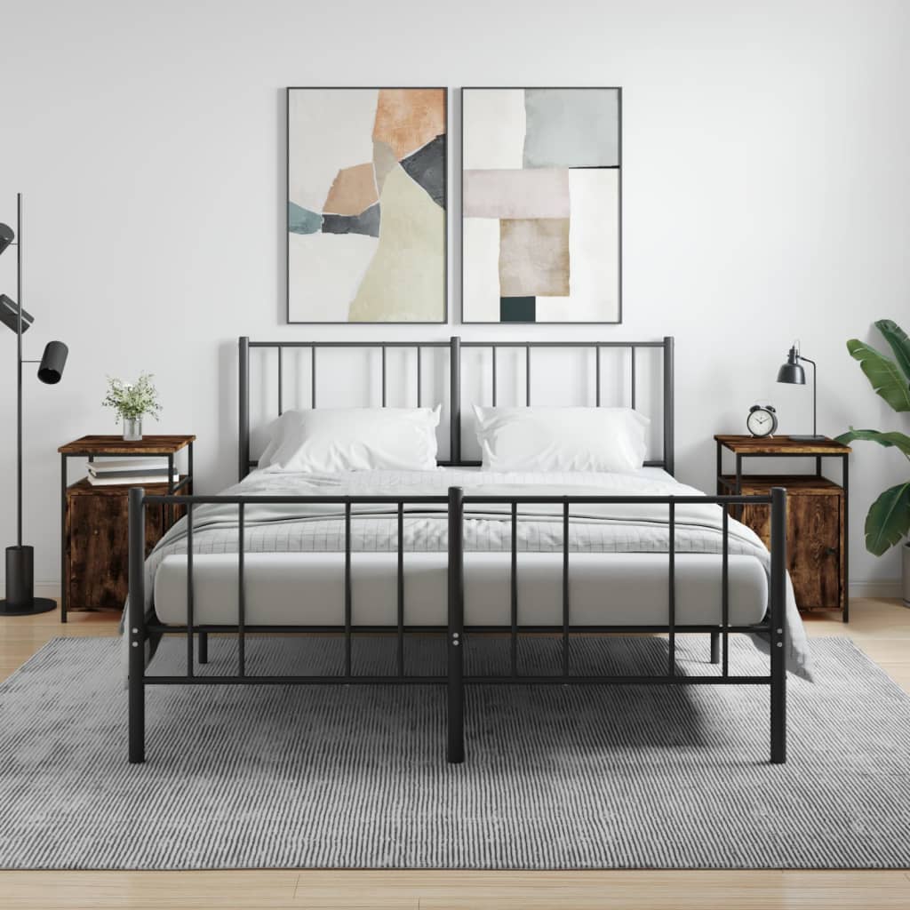 Mesas de cabeceira 2 pcs derivados de madeira cinzento sonoma