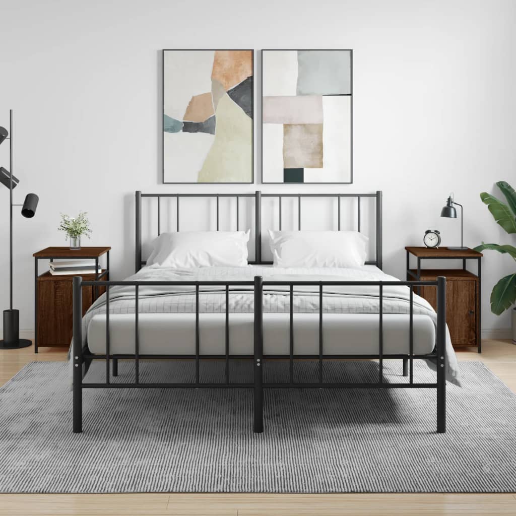 Mesas de cabeceira 2 pcs derivados de madeira cinzento sonoma