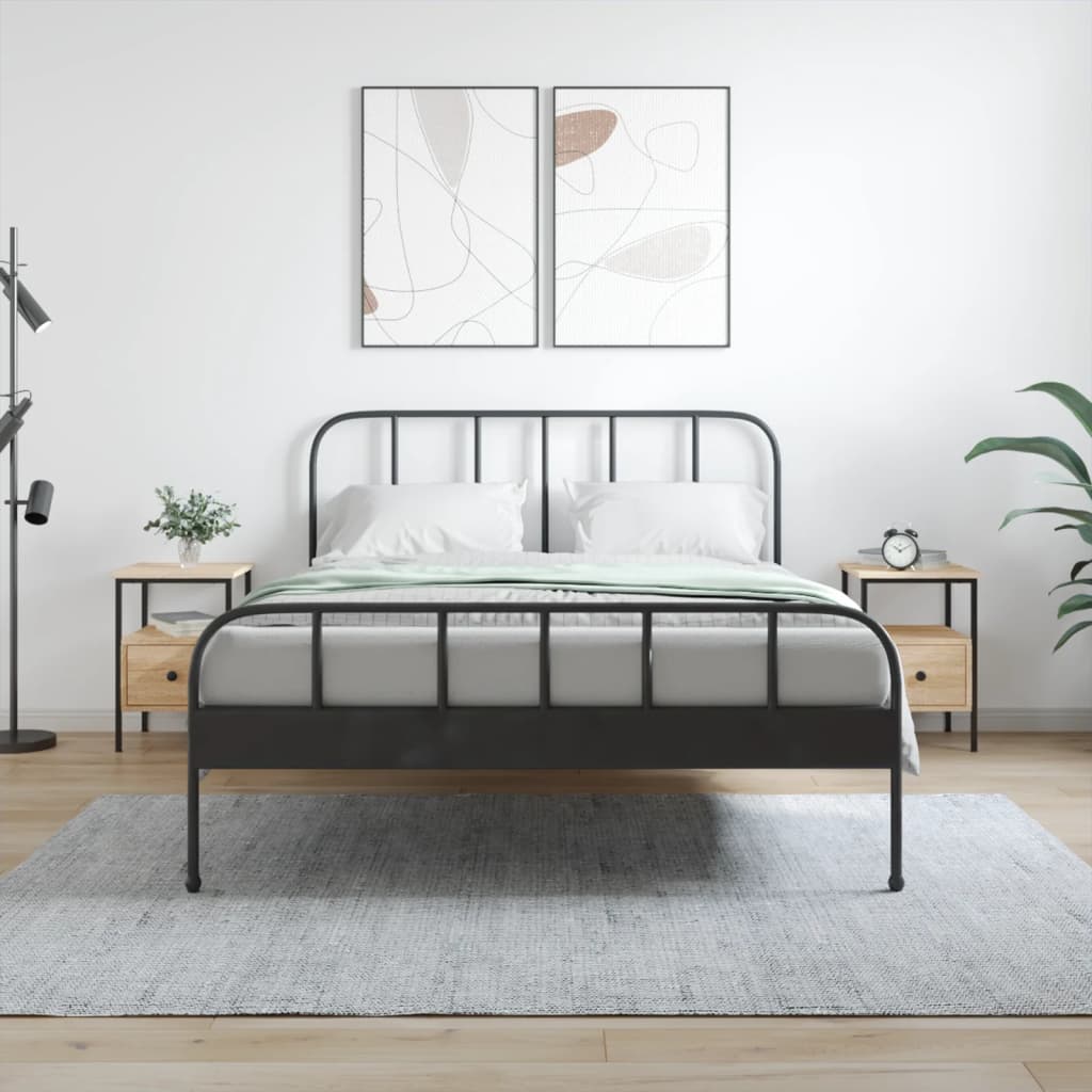 Mesas de cabeceira 2 pcs derivados de madeira cinzento sonoma