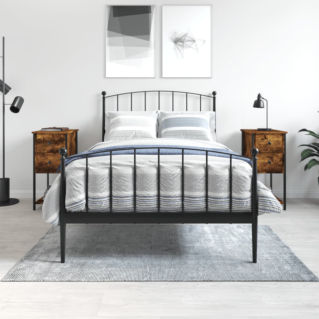 Mesas de cabeceira 2 pcs derivados de madeira cinzento sonoma