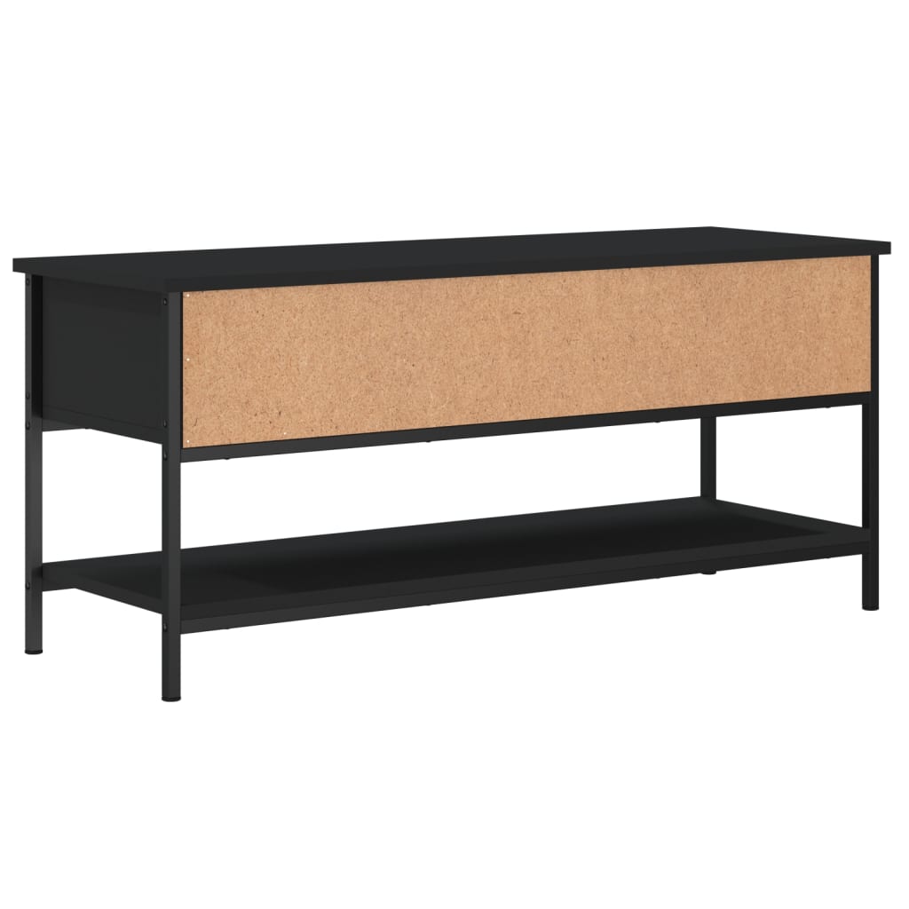 Móvel de TV 100x35x45 cm derivados de madeira preto