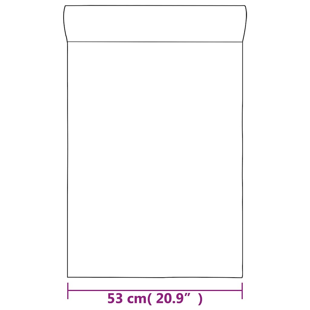 Papel parede 3D c/ aspeto de pedra 10x0,53 m não-tecido preto