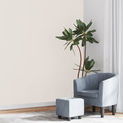 Papel parede 3D 10x0,53 m tecido não-tecido bege sólido