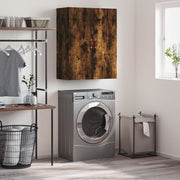 Armário de parede 69,5x34x90 cm carvalho fumado