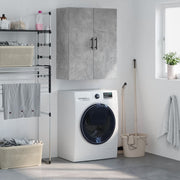 Armário de parede 69,5x34x90 cm cinzento cimento