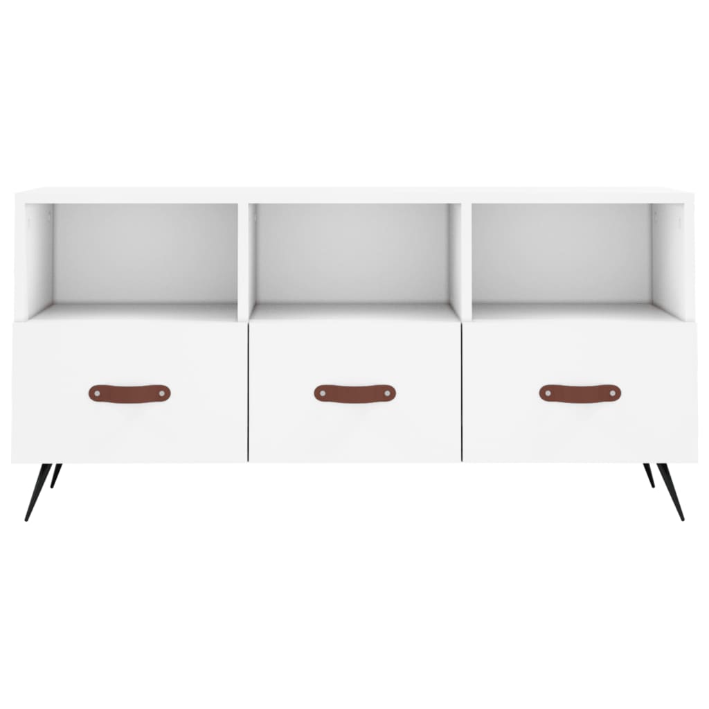 Móvel de TV 102x36x50 cm derivados de madeira branco