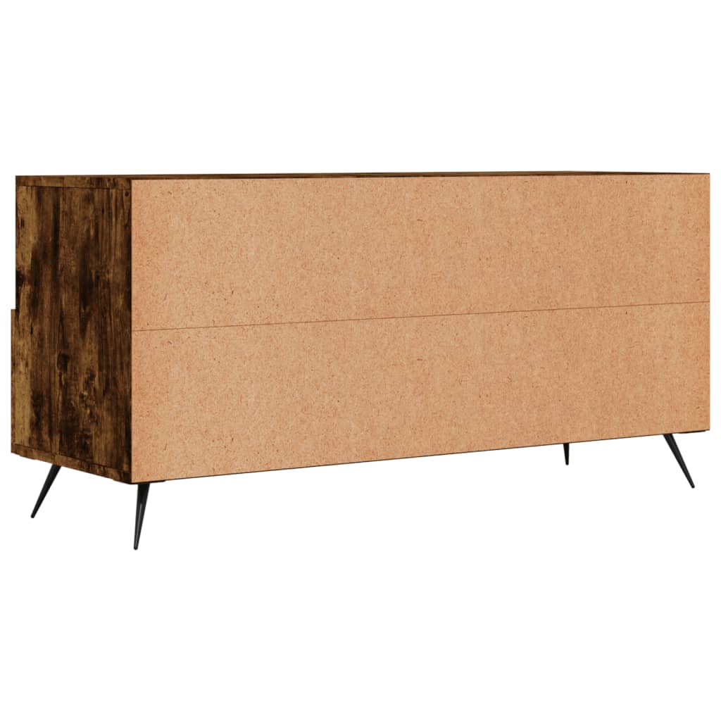 Móvel de TV 102x36x50 cm derivados de madeira carvalho fumado