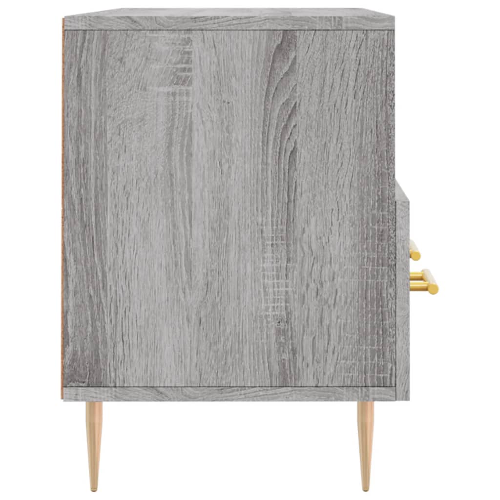 Móvel de TV 102x36x50 cm derivados de madeira cinzento sonoma
