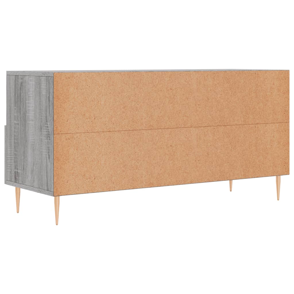Móvel de TV 102x36x50 cm derivados de madeira cinzento sonoma