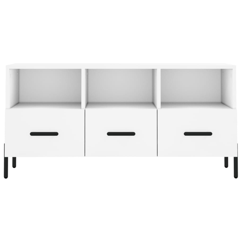 Móvel de TV 102x36x50 cm derivados de madeira branco