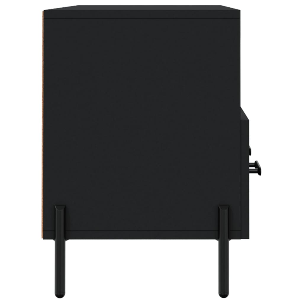 Móvel de TV 102x36x50 cm derivados de madeira preto