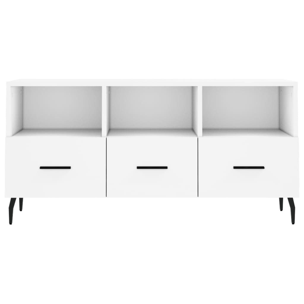 Móvel de TV 102x36x50 cm derivados de madeira branco