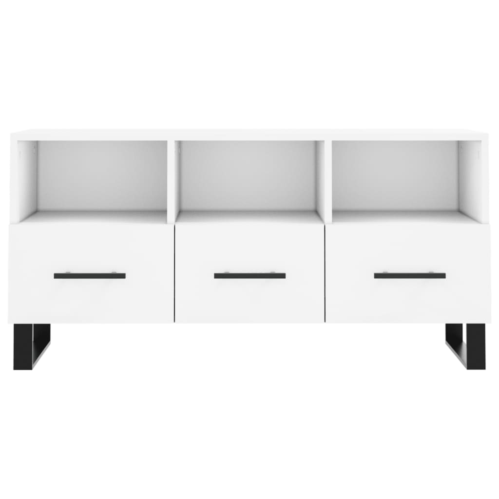 Móvel de TV 102x36x50 cm derivados de madeira branco