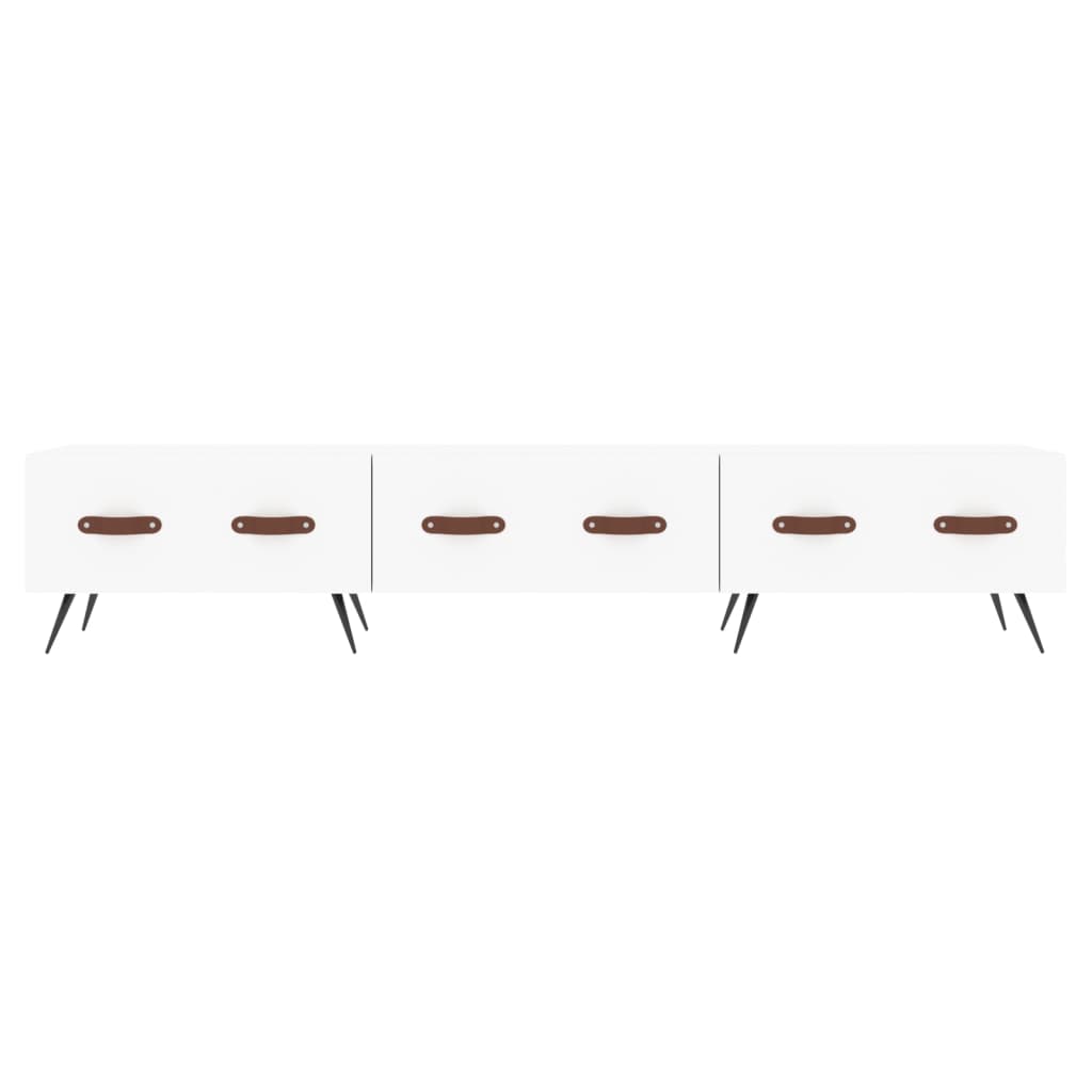 Móvel de TV 150x36x30 cm derivados de madeira branco