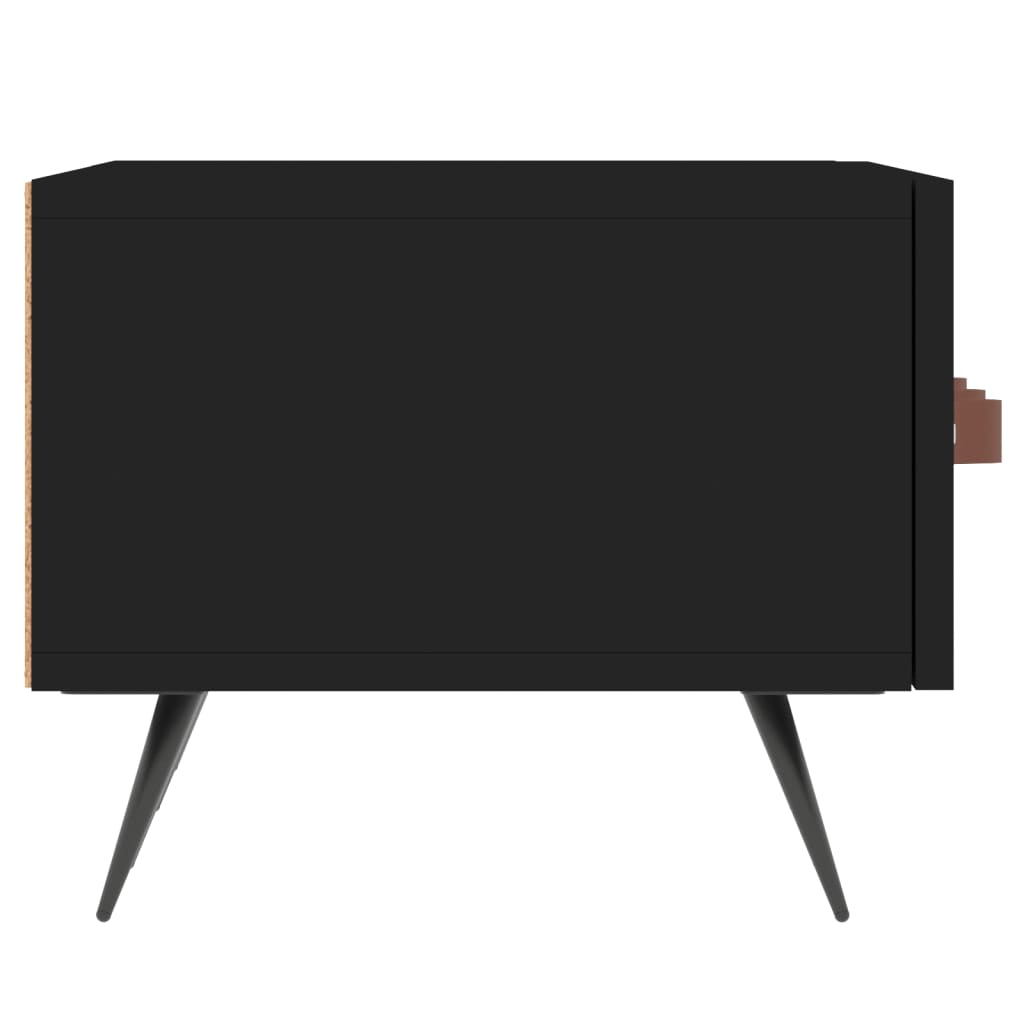 Móvel de TV 150x36x30 cm derivados de madeira preto