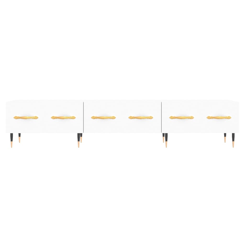 Móvel de TV 150x36x30 cm derivados de madeira branco