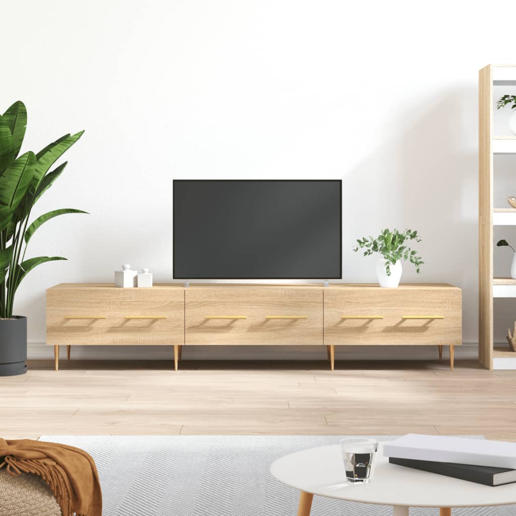 Móvel de TV 150x36x30 cm derivados de madeira carvalho sonoma
