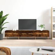Móvel de TV 150x36x30 cm derivados de madeira carvalho fumado